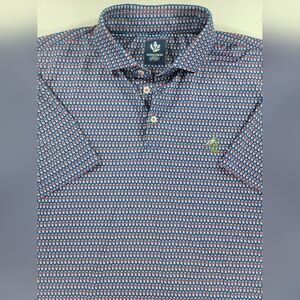 Bob O Link Golf Club Donald Ross Sport Polo Men's Large Performance AOP Print